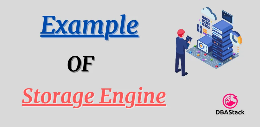 Example of Storage Engine in MySQL 8