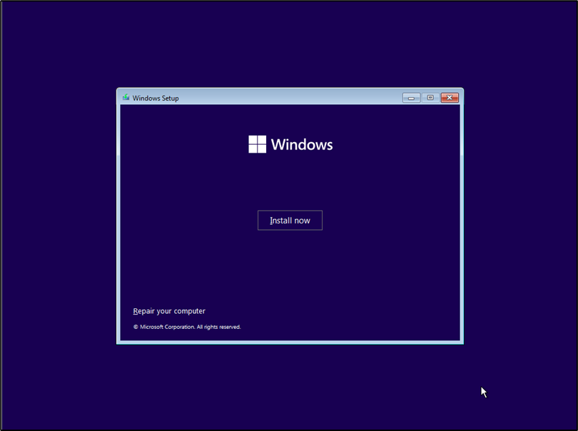 Install Windows 11 on VirtualBox