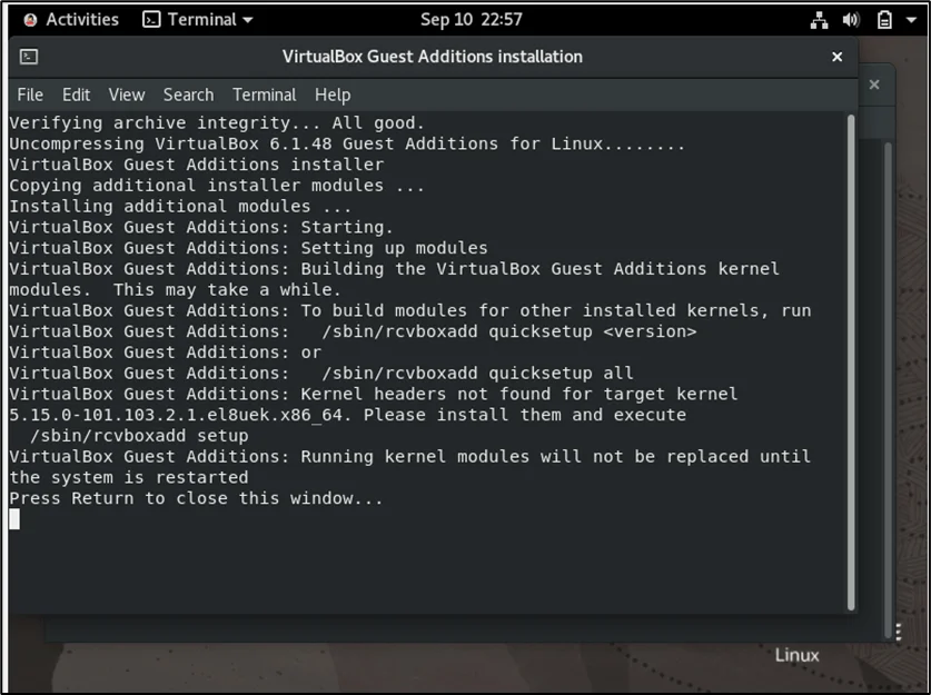 VirtualBox Guest Additions