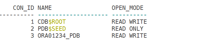 Container Name output