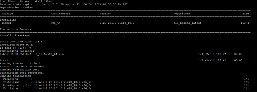 [INS-10102] Installer initialization failed