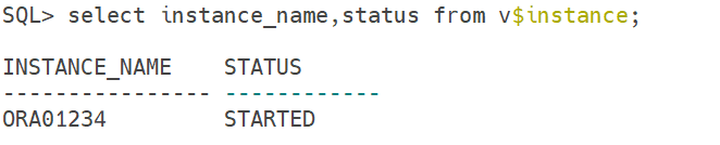 Instance status