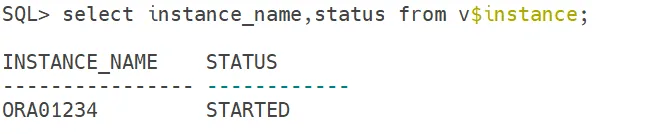 Instance status