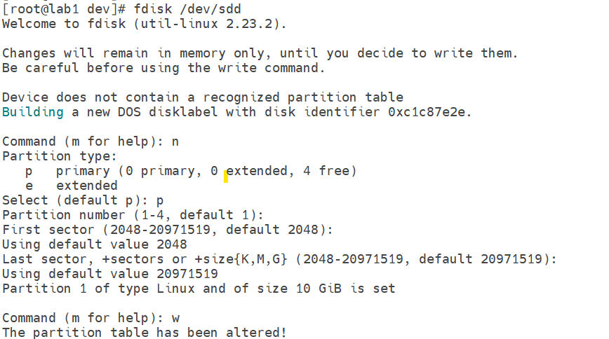 Disk Formatting