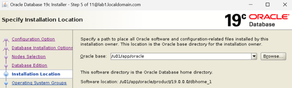 Oracle Base and Oracle Software