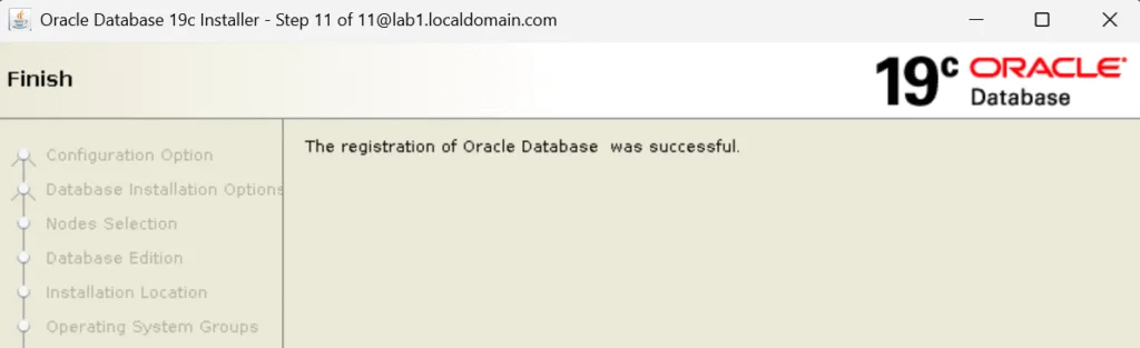 Oracle Software Installation 