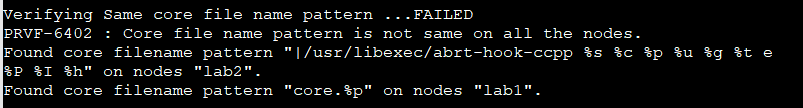 core file name pattern