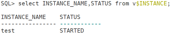 Instance Started