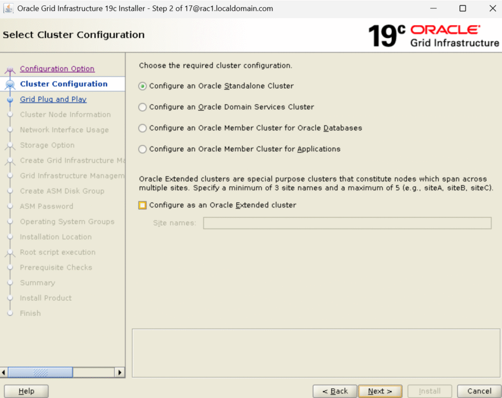 Oracle RAC single instance