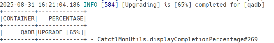 Upgrade Output