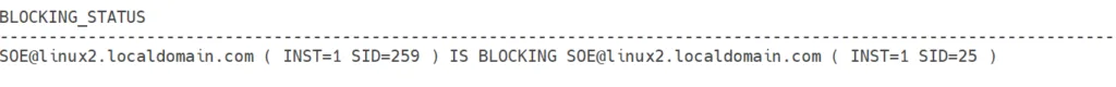How to resolve the Blocking Session issue in Oracle