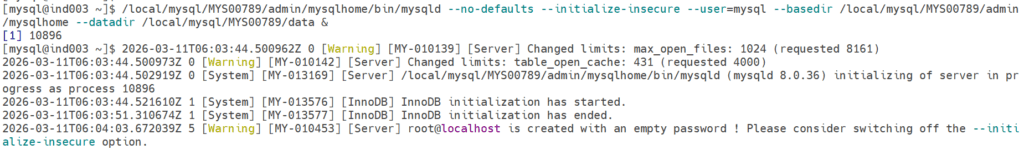 MySQL Server Installation Using Generic Binary method