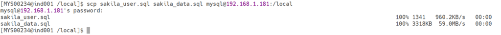 Transfer Backups to the Target Server 