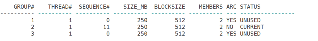 Resize Oracle Redo Log Files