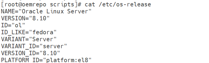OS Packages for OEM 13c