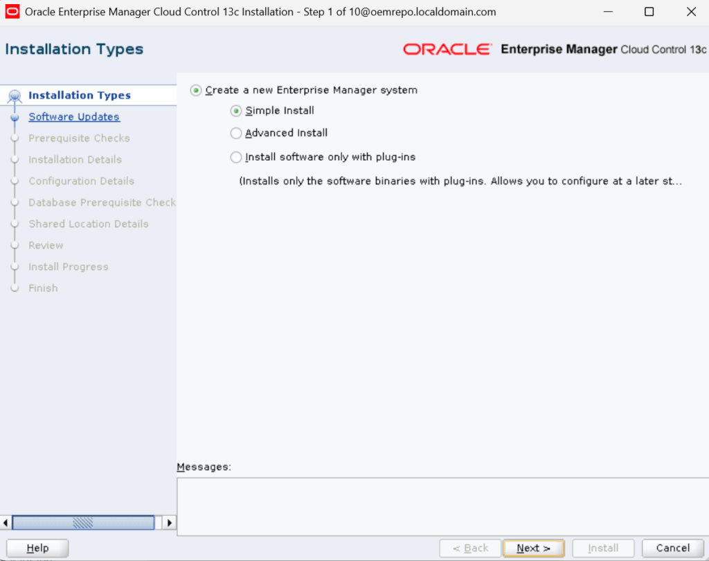 OEM 13c Cloud Control Installation