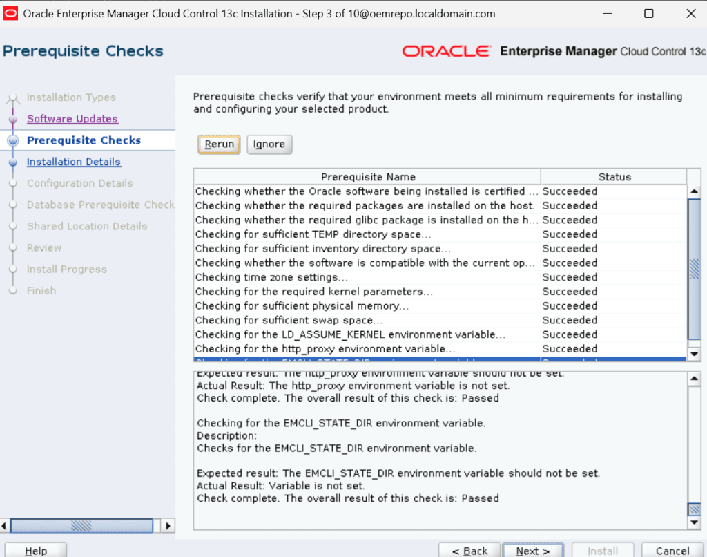 OEM 13c Cloud Control Installation