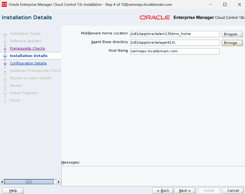 OEM 13c Cloud Control Installation