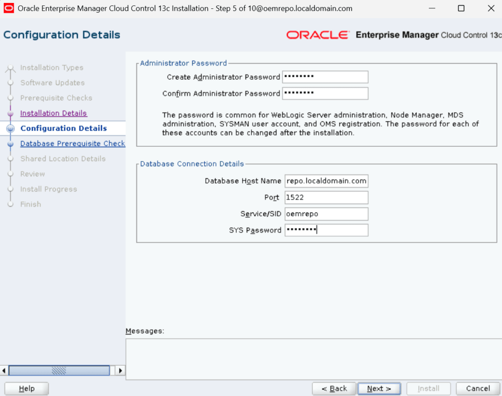 OEM 13c Cloud Control Installation