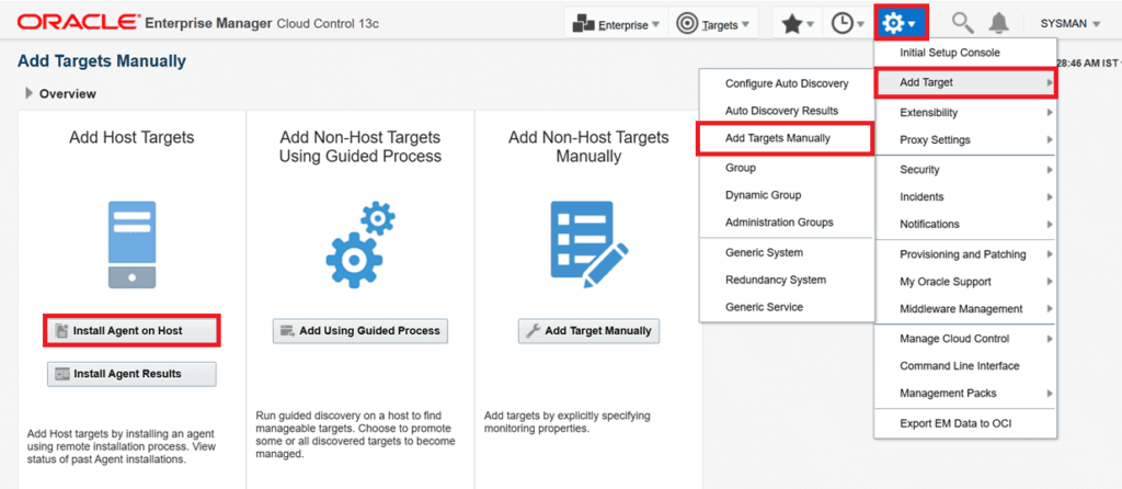OEM 13c Agent Deployment Using Push Method