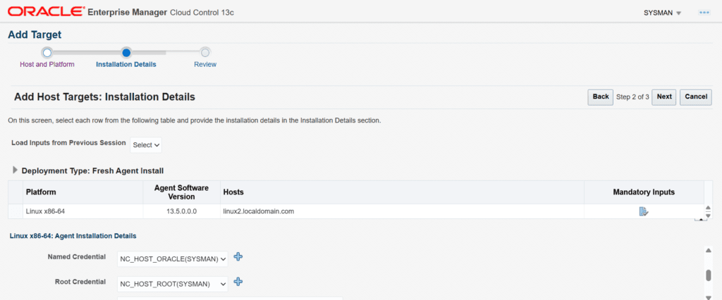 OEM 13c Agent Deployment Using Push Method