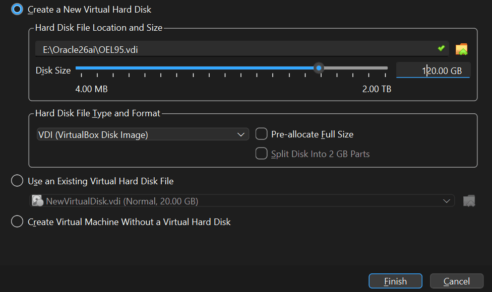 Oracle Linux 9.5 Installation on VirtualBox 7