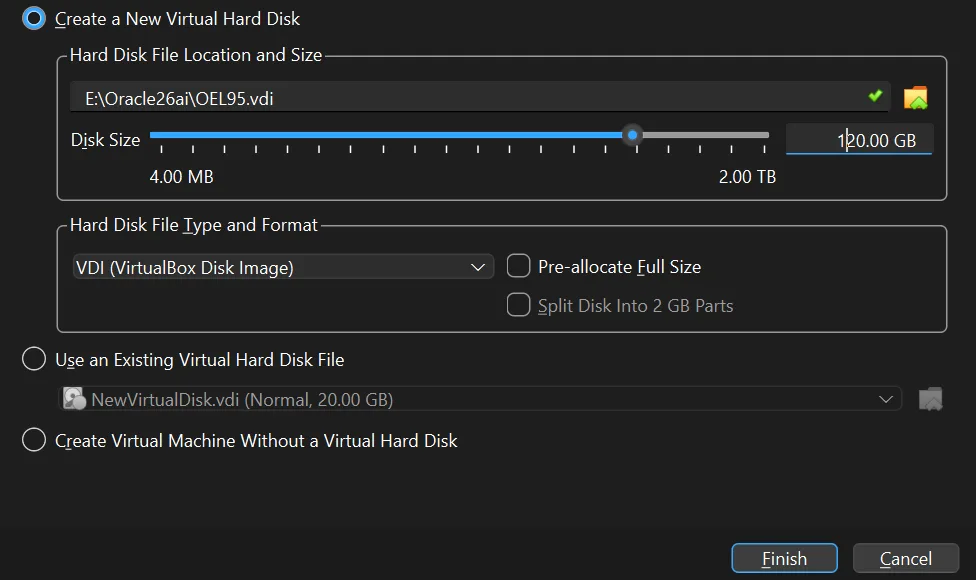 Oracle Linux 9.5 Installation on VirtualBox 7