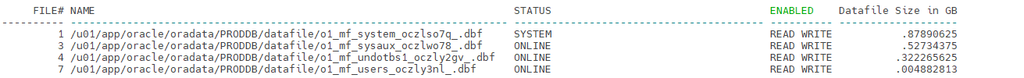 Check Source Datafiles